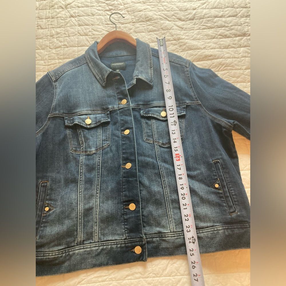 Liverpool Denim Jean jacket Plus Size 3X - Picture 5 of 9